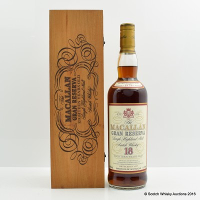 Macallan 1979 18 Year Old Gran Reserva