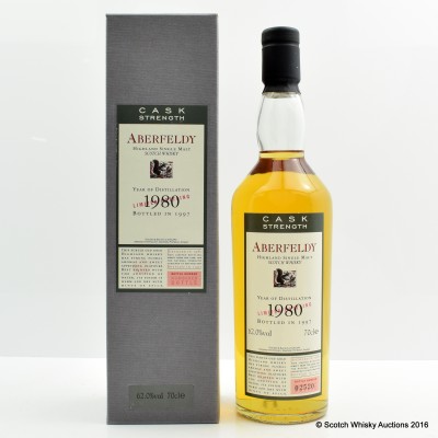 Flora & Fauna Aberfeldy 1980 Cask Strength