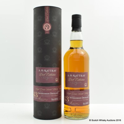 Invergordon 1972 43 Year Old A.D. Rattray Cask Collection