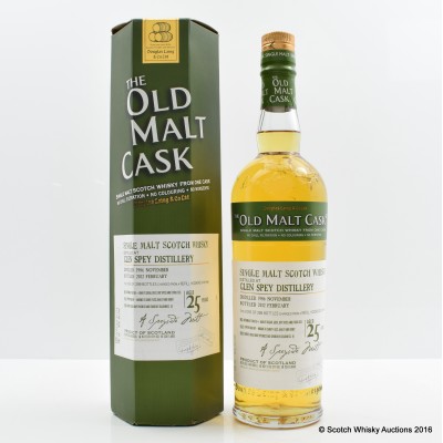 Glen Spey 1986 25 Year Old Old Malt Cask