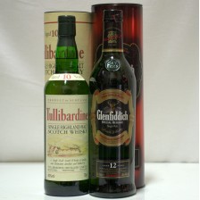 Glenfiddich 12 Special Reserve Tullibardine 10