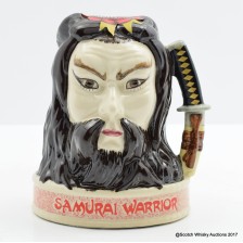 JIM BEAM CERAMIC SAMURAI HEAD 20CL