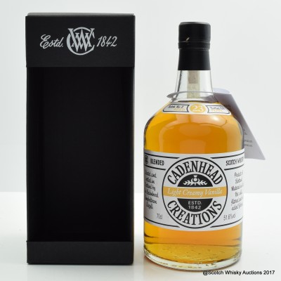 Cadenhead's Creations 23 Year Old Light Creamy Vanilla