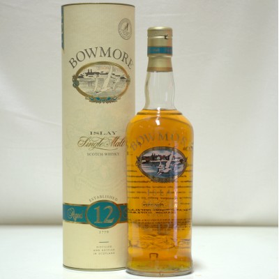 Bowmore 12 Year Old Old Style Screen Print Label