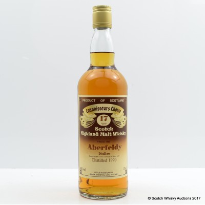 Aberfeldy 1970 17 Year Old Connoisseurs Choice 75cl