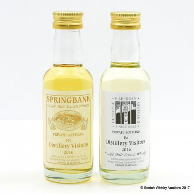 Springbank 2016 Visitors Mini 5cl & Kilkerran 2016 Visitors Mini 5cl