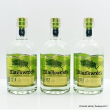 BLACKWOODS 2012 SUPERIOR VINTAGE DRY GIN X 3