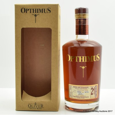 Opthimus 21 Year Old Rum