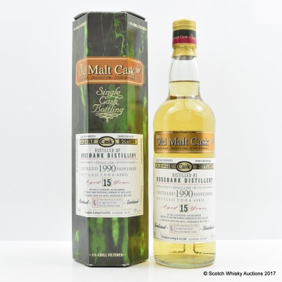 Rosebank 1990 15 Year Old Old Malt Cask