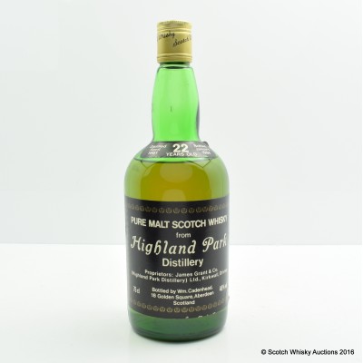 Highland Park 1961 22 Year Old Cadenhead's 75cl