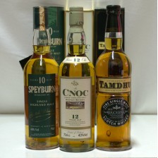 Speyburn 10 Tamdhu Ancnoc 12