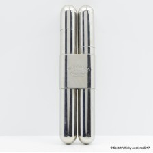 BOWMORE HIP FLASK   CIGAR HOLDER