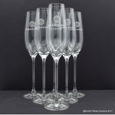 CHAMBORD CHAMPAGNE FLUTES X 6