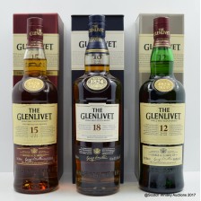 Glenlivet 15 French Oak Reserve Glenlivet 12 Glenlivet 18