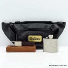 Glenfiddich Bumbag Small Hip Flask Keyring