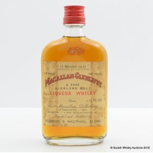 MACALLAN GLENLIVET 12 YEAR OLD 100  PROOF GORDON   MACPHAIL 13 1 3 FL OZ