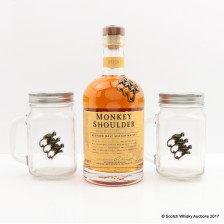 Monkey Shoulder Two Branded Glasses