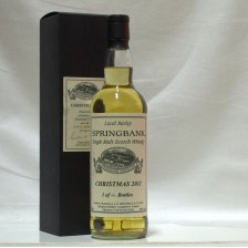 Springbank Christmas 2011 Private Bottling
