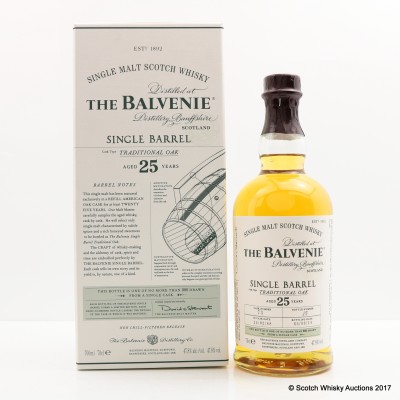 Balvenie 1988 25 Year Old Single Barrel