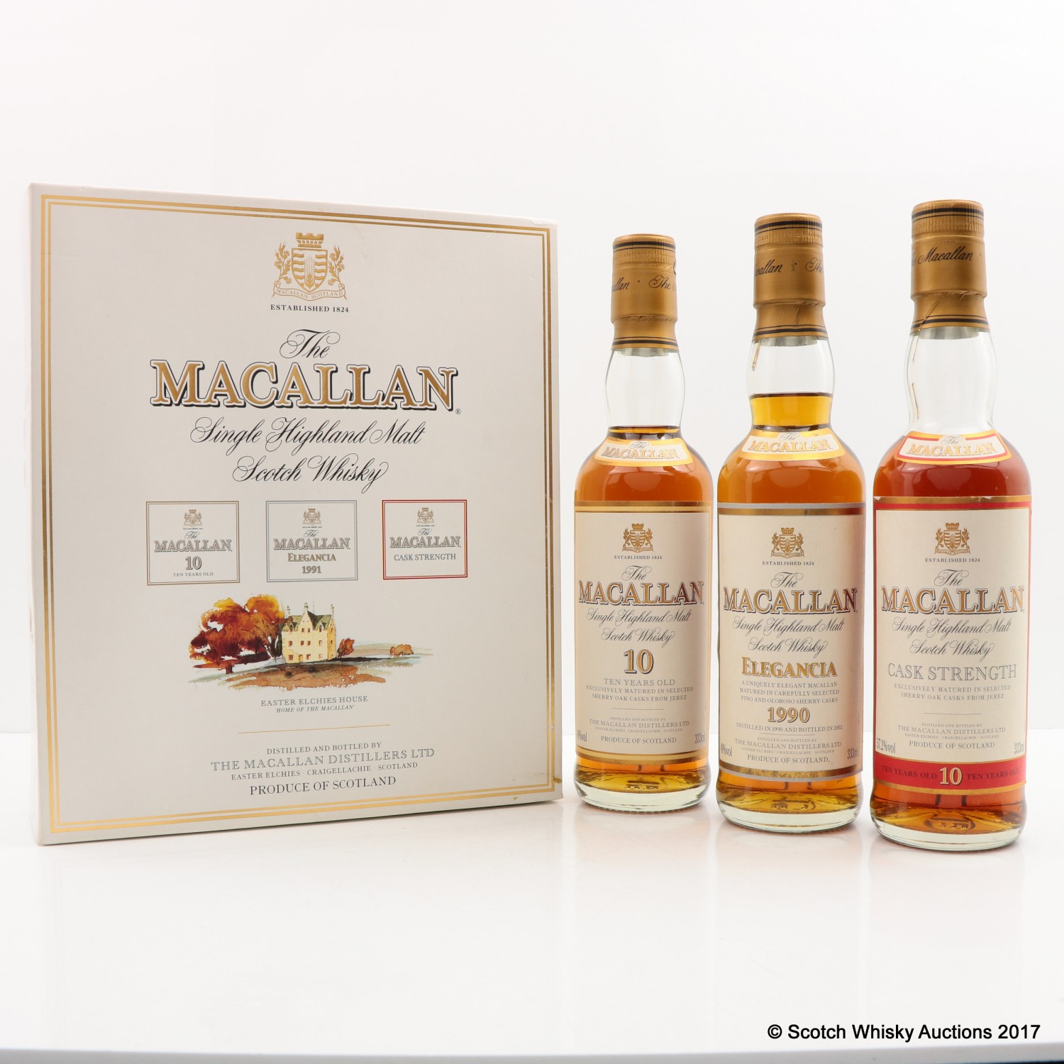 Macallan Gift Set 3 x 33cl The 71st Auction Scotch Whisky Auctions