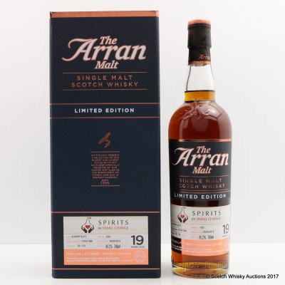 Arran 1996 19 Year Old Spirits for Small Change