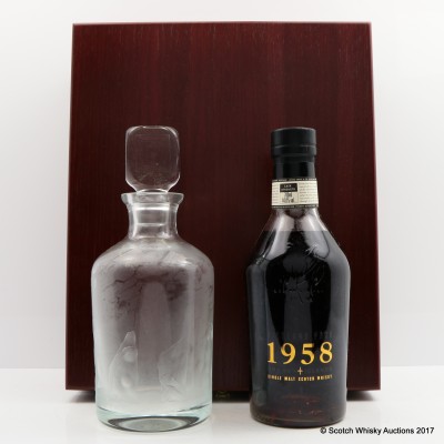 Highland Park 1958 Vintage With Decanter