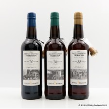 BODEGAS TRADICION 20 YEAR OLD PEDRO XIMENEZ  30 YEAR OLD AMONTILLADO   30 YEAR OLD PALO CORTADO 3 X 75CL