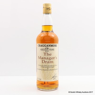 Manager's Dram Cragganmore 17 Year Old