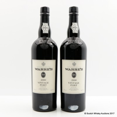 Warre's 2000 Vintage Port 2 x 75cl