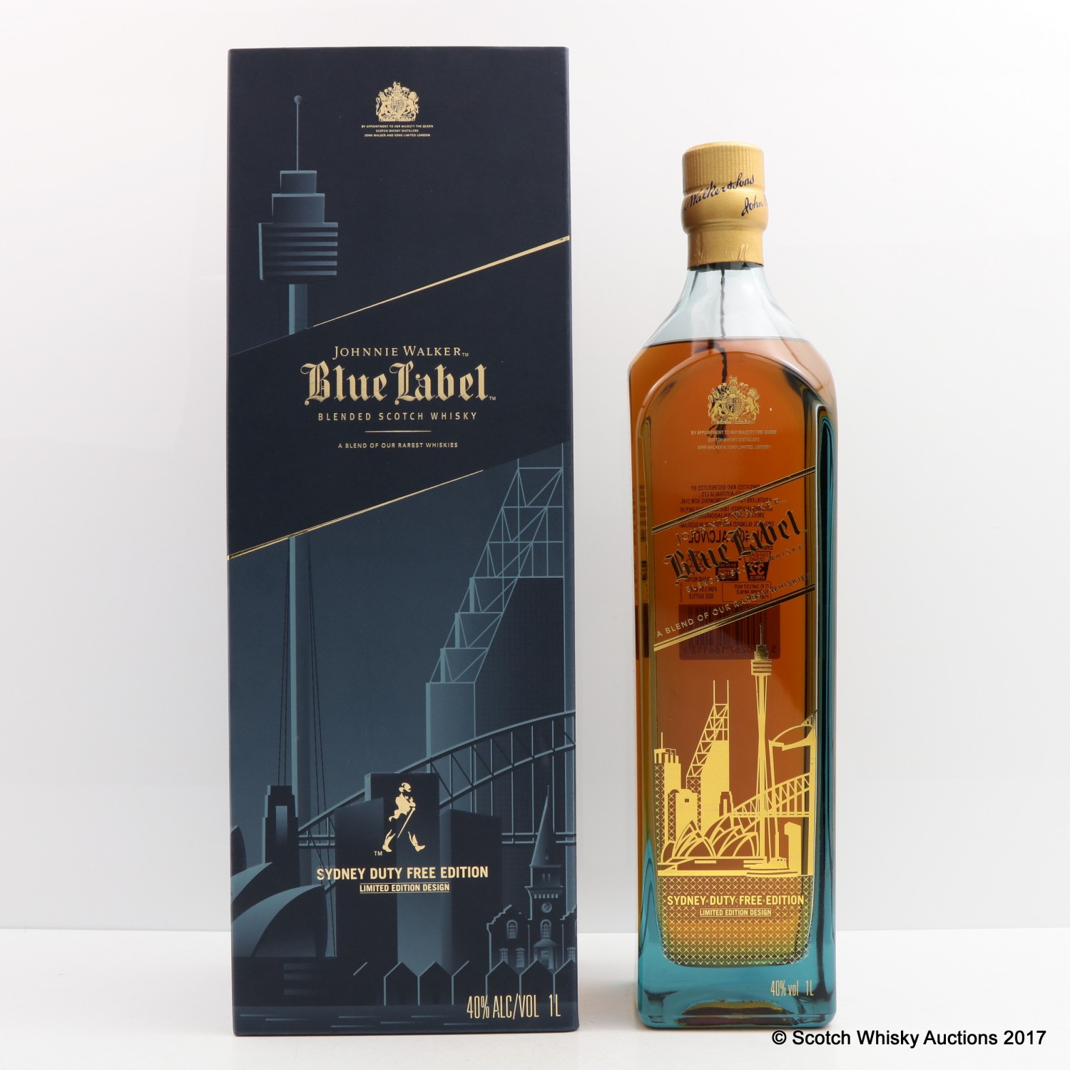 Johnnie Walker Blue Label Sydney Duty Free Limited Edition 1L The