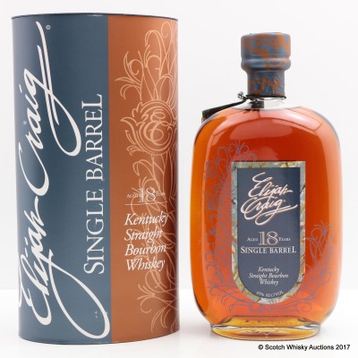 Elijah Craig 18 Year Old Single Barrel 75cl