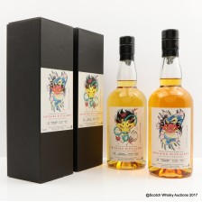 CHICHIBU 2011 HANNYA MASK EDITION SINGLE CASK  1401   2010 HANNYA MASK EDITION SINGLE CASK  663 FOR LA MAISON DU WHISKY 2 X 70CL