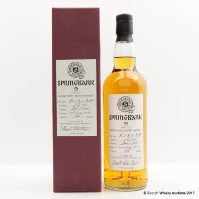 Springbank 1997 9 Year Old Society Bottling