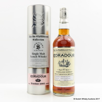 Edradour 2005 10 Year Old Signatory