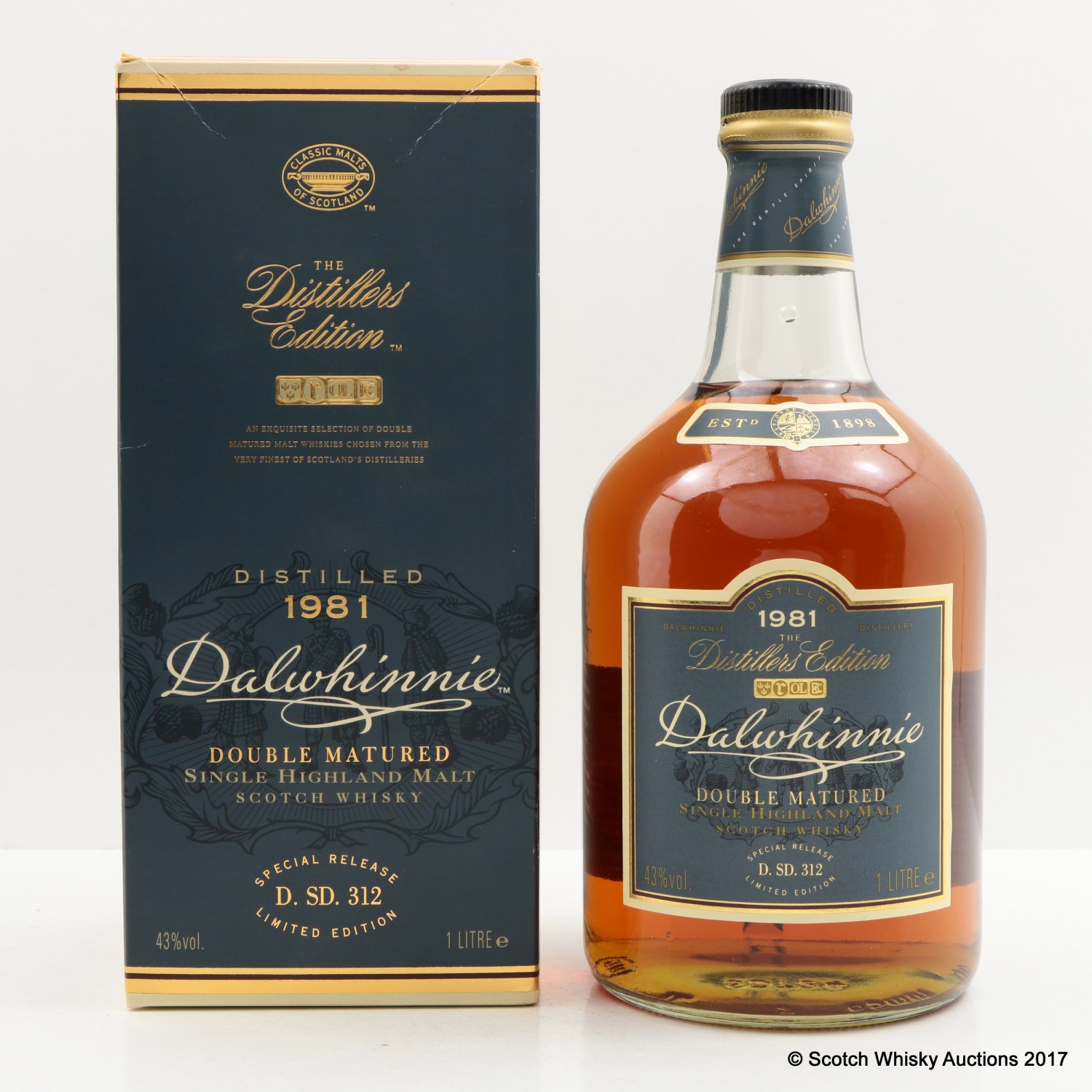 Dalwhinnie 1981 Distillers Edition 1L The 72nd Auction Scotch