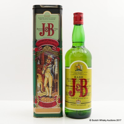 J&B Rare Christmas Carol Tin 75cl