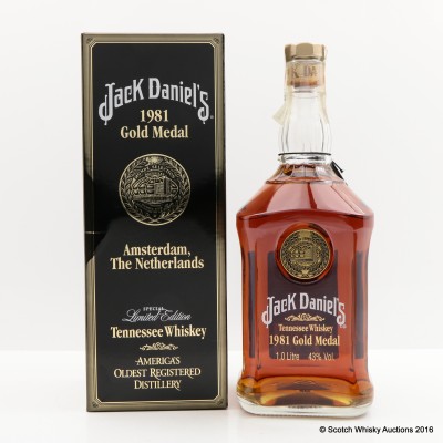 Jack Daniel's 1981 Gold Medal 1L