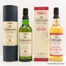 Tullibardine 1991 Single Cask Tullibardine 1993 2 X 70cl