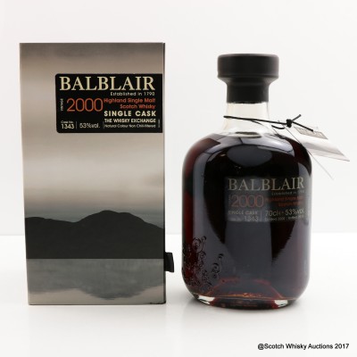 Balblair 2000 Single Cask Whisky Exchange