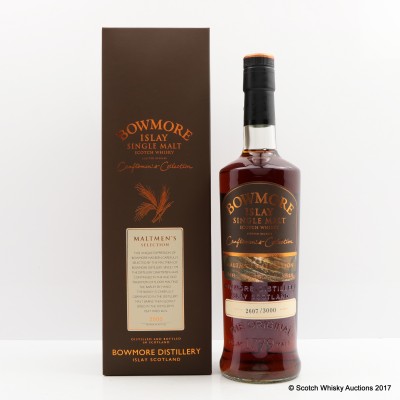 Bowmore 1995 13 Year Old Maltmen's Selection Craftmen's Collection