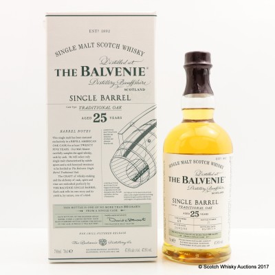 Balvenie 1988 25 Year Old Single Barrel