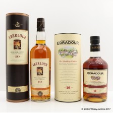 Edradour 10 Aberlour 10 2 X 70cl