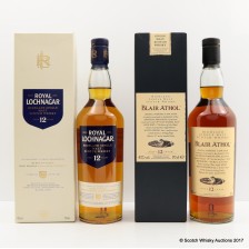 ROYAL LOCHNAGAR 12 YEAR OLD   FLORA   FAUNA BLAIR ATHOLL 12 YEAR OLD 2 X 70CL