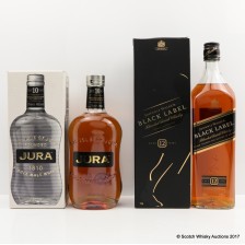 Jura 10 Johnnie Walker Black Label 2 X 70cl