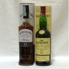 BOWMORE 12 YEAR OLD   GLENLIVET 12 YEAR OLD