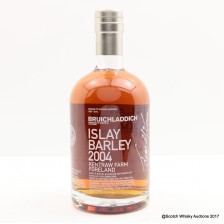 BRUICHLADDICH 2004 ISLAY BARLEY KENTRAW FARM 50CL SINGED BY JIM MCEWAN