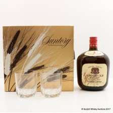 SUNTORY OLD WHISKY 76CL WITH 2 GLASSES