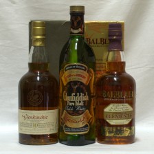 Glenkinchie 10 Glenfiddich Pure Malt Balblair Elements