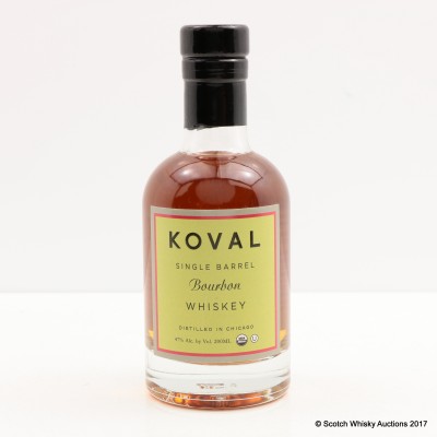 Koval Single Barrel Bourbon 20cl