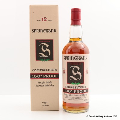 Springbank 12 Year Old 100° 75cl